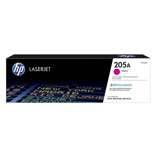 HP CF533A - originální toner HP 205A, purpurový, 900 stran