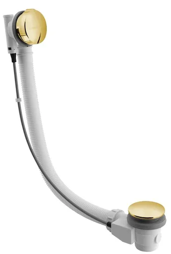 Polysan Vanová souprava s bovdenem, délka 775mm, zátka 72mm, zlato 71681G