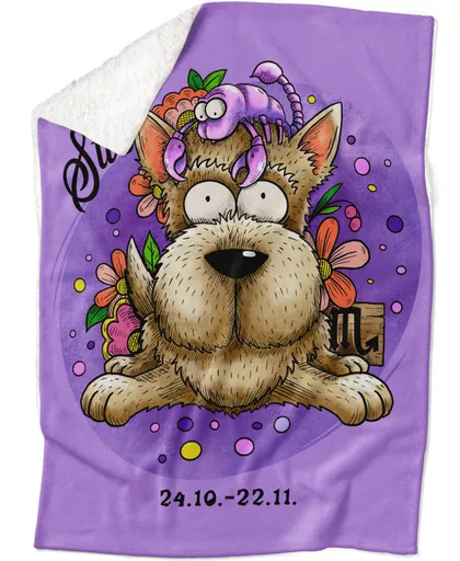 Deka Psí znamení – štír (Podšití beránkem: ANO)