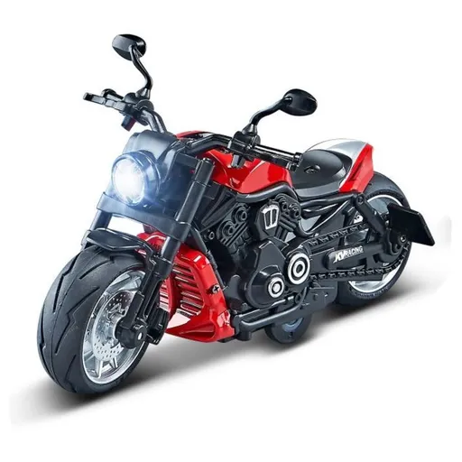 Alltoys Motorka 1 : 12 se světlem červená