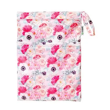 T-TOMI nepromokavý pytlík Flowers, 30 × 40 cm (8594166542358)