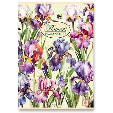 PIGNA Nature Flowers A5 šitý, čistý (8005235166677)