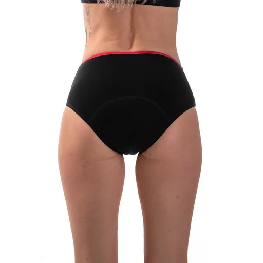 Repetky Menstruační kalhotky s merinem, vysoké, pro střední menstruaci XS