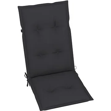 Podušky na zahradní židle 6 ks antracitové 120 x 50 x 7 cm (314235)