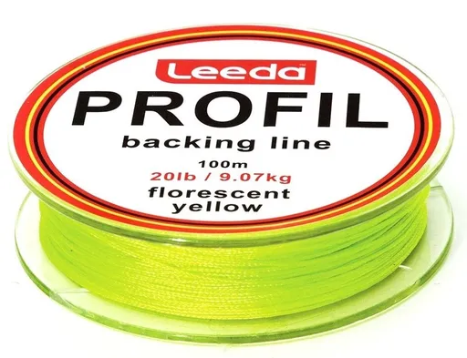 Leeda profil backing line 20 lb 100 m yellow