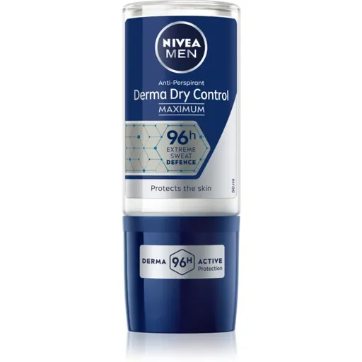 NIVEA MEN Derma Dry Control kuličkový antiperspirant pro muže 50 ml