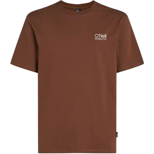 O'Neill ORIGINAL CALI LOGO Pánské tričko, hnědá, velikost