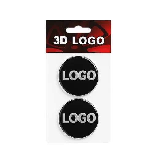 Samolepky na kola a poklice pro vozy Honda (4ks,  průměr 5,3-5,7cm)