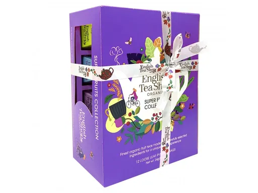 English Tea Shop Dárková kolekce Super fruits modrá BIO 12 pyramidek