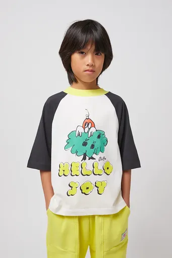 Dětské bavlněné tričko Bobo Choses Hello Joy