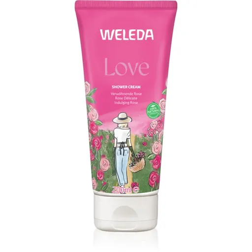 Weleda Love podmanivý sprchový gel Rose, Jasmine and Ylang-Ylang 200 ml