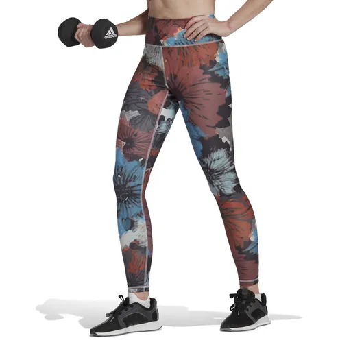 adidas Training Essentials Printed High-Waisted Leggings XS