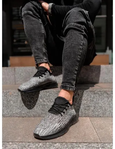 Pánské ležérní tenisky T388 – šedé V5