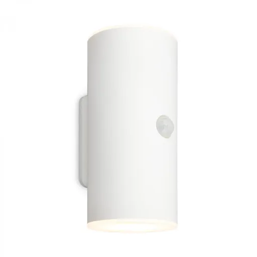 BRILONER Lima LED venkovní nástěnné svítidlo, pohybové čidlo, soumrakový senzor, nabíjecí, bílé 3787016