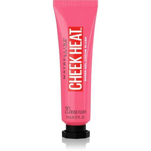 MAYBELLINE NEW YORK Face Studio Cheek Heat gelově-krémová tvářenka odstín 20 Rose Flash 10 ml