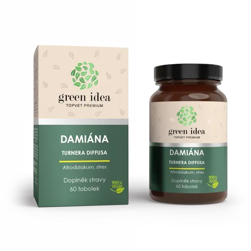 Damiána - tobolky 60 ks - Green idea