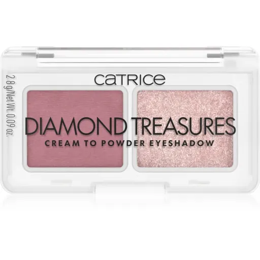 Catrice Diamond Treasures duo oční stíny odstín 020 Fairy Dust 2.8 g