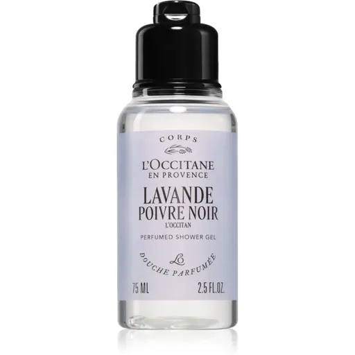 L’Occitane Lavande Poivre Noir Perfumed Shower Gel parfémovaný sprchový gel 75 ml