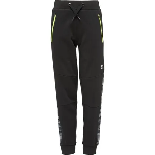 Lewro DRAVEN Chlapecké tepláky, černá, velikost 164-170