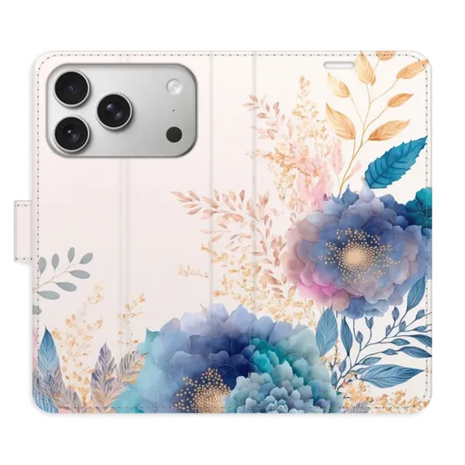 Flipové pouzdro iSaprio - Ornamental Flowers 03 - iPhone 17 Pro