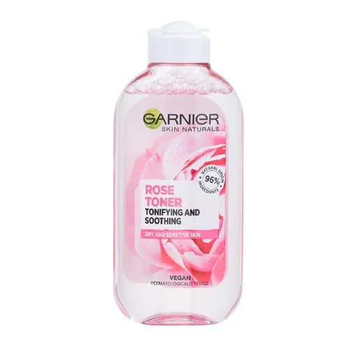 Garnier Pleťová voda pro suchou a citlivou pleť Rose Toner (Tonifying and Soothing Water) 200 ml