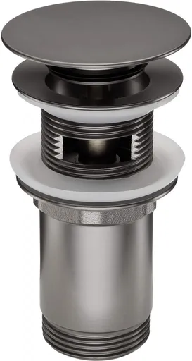 DEANTE Click clack titan Umyvadlový a bidetový KLIK KLAK, kovový universal NHC_D10U