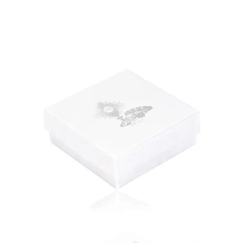 Perleťově bílá šperkovnice - motiv 1. svatého přijímání ve stříbře