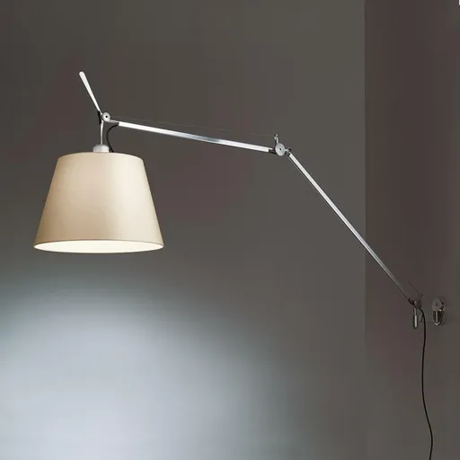 Artemide Tolomeo Mega nástěnná, stolní a stojací lampa LED 2700K - se stmívačem na kabelu - černá - tělo lampy bez základny a stínítka 0762W30A