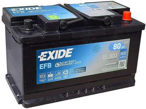 EXIDE START-STOP EFB 80Ah, 12V, EL800 (EL800)