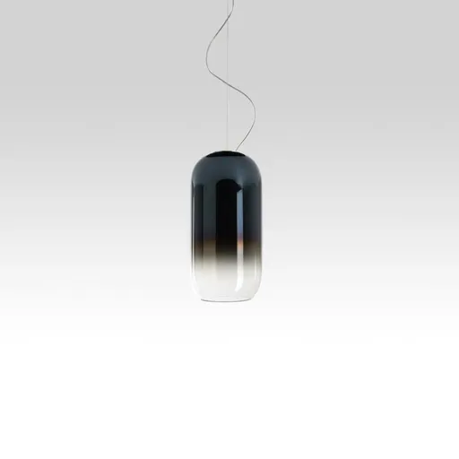 Artemide Gople Mini závěsné - černá / modrá 1406350A