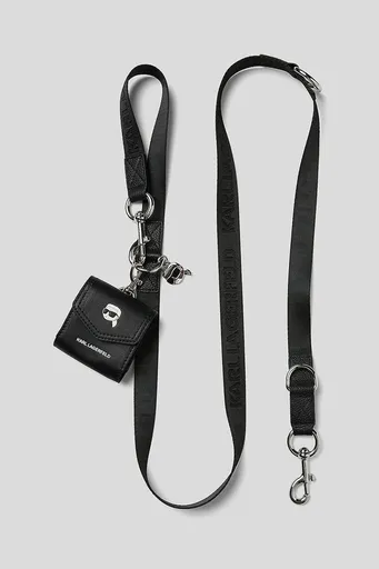 Vodítko pro psa s taštičkou Karl Lagerfeld Ikon