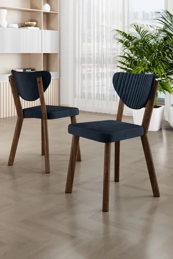 Sada židlí (4 kusy) Arfe - Anthracite, Brown