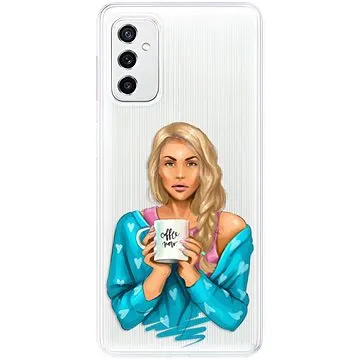 iSaprio Coffe Now pro Blond pro Samsung Galaxy M52 5G (cofnoblo-TPU3-M52_5G)