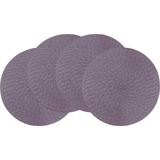 Altom Prostírání Straw fialová, pr. 38 cm, sada 4 ks