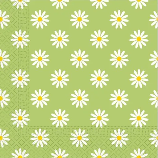 PROCOS Papírové ubrousky 33x33cm 3vrstvé kvítky 20ks