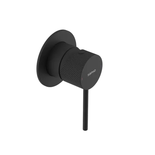 SAPHO ULTRASAN podomítková sprchová baterie, 1 výstup, černá mat UT041VB