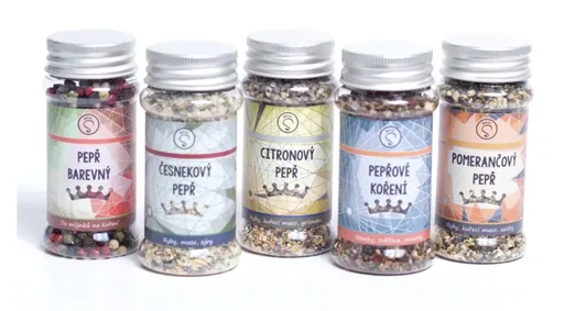 Dárková sada koření PEPŘE