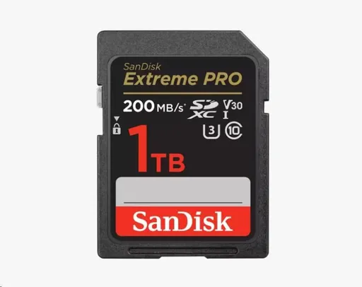 SanDisk SDXC karta 1TB Extreme PRO (200 MB/s Class 10, UHS-I U3 V30)