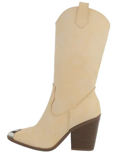 Dámské kozačky s vysokým podpatkem