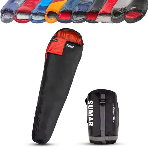 Lehký mumiový spací pytel SUMAR 210 cm, 700 g