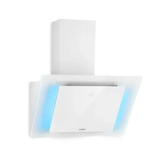 Klarstein Eleonora 60, digestoř, 60 cm, nástěnná, 426 m³/h, dotykový panel, LED, A++, bílá