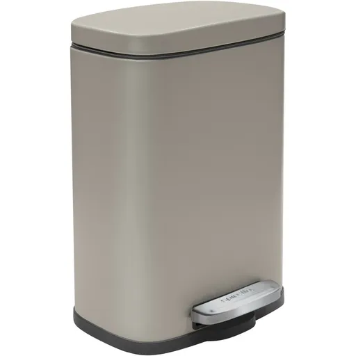 Spirella Pedálový odpadkový koš soft-close Akira  12 l, matná šedohnědá, 12 l