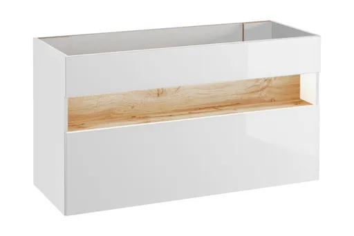 COMAD Skříňka pod umyvadlo 120cm 1 zásuvka BAHAMA WHITE 5907611648407