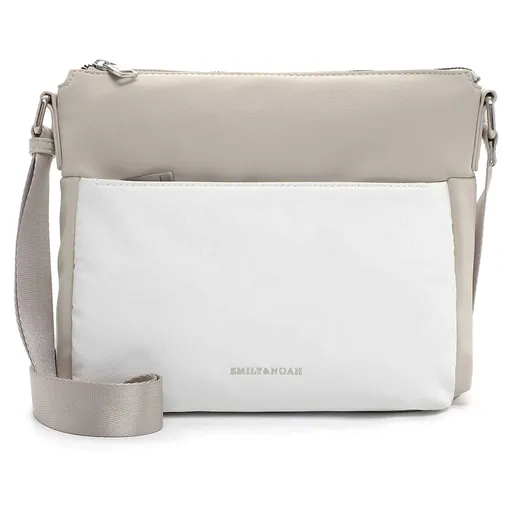 Dámská crossbody kabelka Emily & Noah Kalice - šedo-bílá