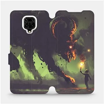 Flipové pouzdro na mobil Xiaomi Redmi Note 9 Pro - VA08P Příšera a kluk s pochodní (5903516248100)