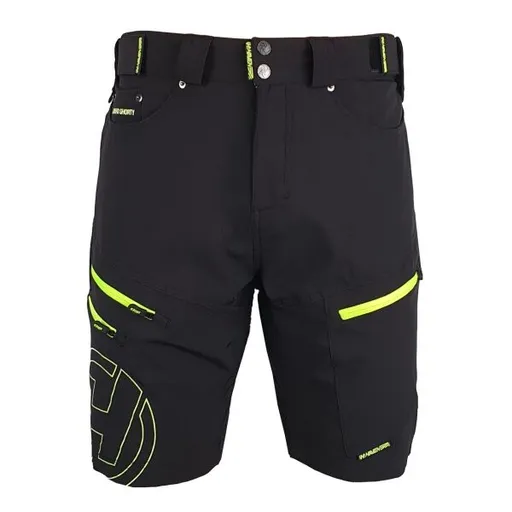 HAVEN NAVAHO SHORTY Pánské kraťasy na kolo, černá, velikost