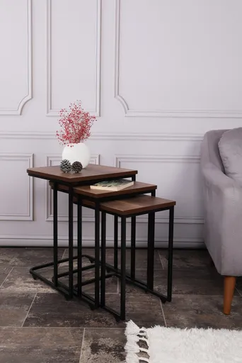 Sada odkládacích stolků (3 kusy) Ce Metal Zigon - 9401