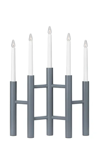 Markslöjd Cassiopeia šedý svícen