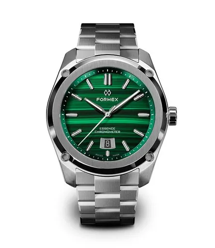 Formex Essence FortyThree Automatic Chronometer Malachite Steel Bracelet 0330.1.6390.100