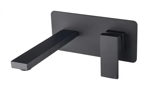 BESCO Podomítková umyvadlová baterie MODERN/VARIUM Černá BABUMVSCZ